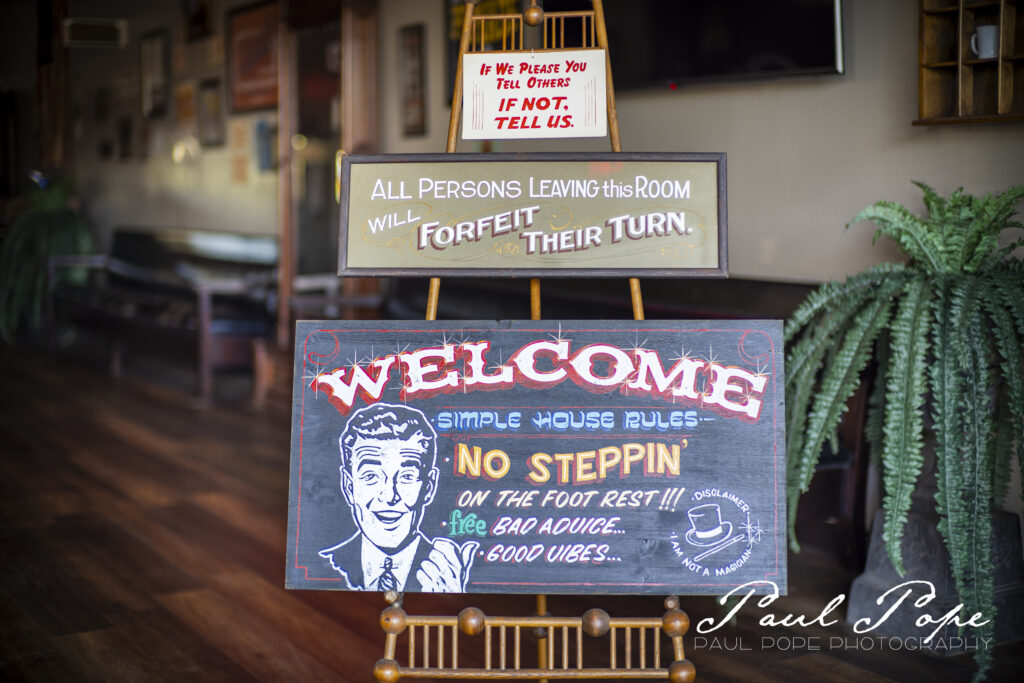 Barber shop Lexington humorous sign boards